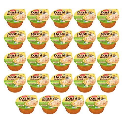 Karma dla kota INABA Dashi Delights Chicken Tuna Scallop 24 x  70 g