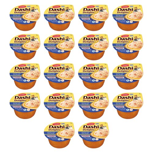 Karma dla kota INABA Dashi Delights Kurczak z serem 18 x 70 g