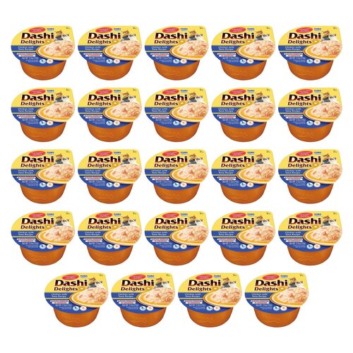 Karma dla kota INABA Dashi Delights Kurczak z serem 24 x  70 g