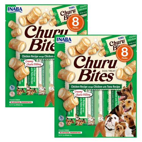 Przysmak dla psa INABA Churu Bites Kurczak i tuńczyk 16 x 12 g