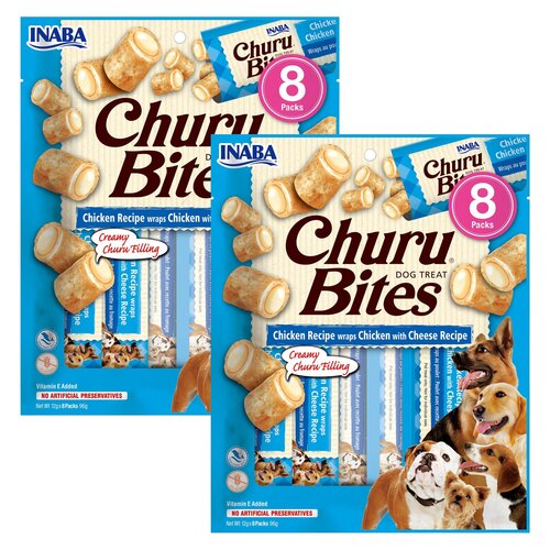 Przysmak dla psa INABA Churu Bites Kurczak z serem 16 x 12 g