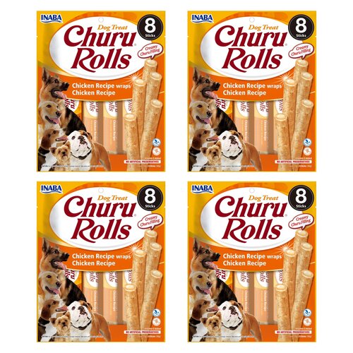 Przysmak dla psa INABA Churu Rolls Kurczak wrapy 32 x 12 g