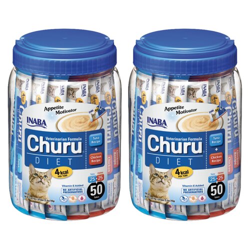 Przysmak dla kota INABA Churu Diet Tuńczyk Kurczak 100 x 14 g