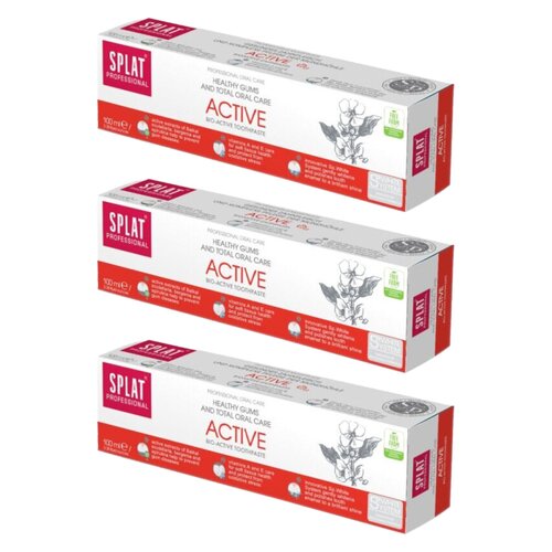 Pasta do zębów SPLAT Professional Active 3 x 100 ml