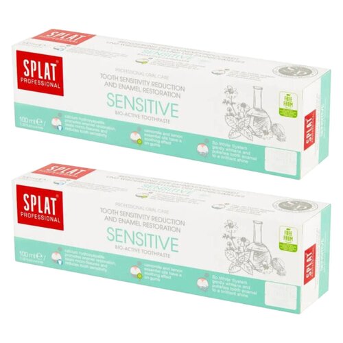 Pasta do zębów SPLAT Professional Sensitive 2 x 100 ml