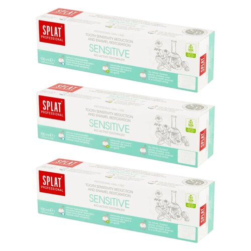 Pasta do zębów SPLAT Professional Sensitive 3 x 100 ml