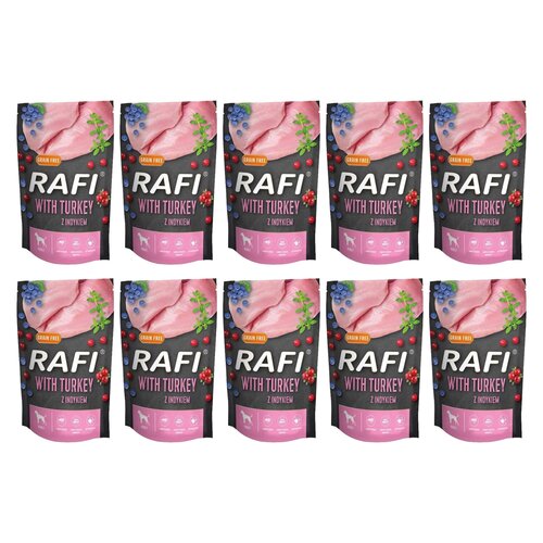Karma dla psa RAFI z Indykiem 10 x 500 g