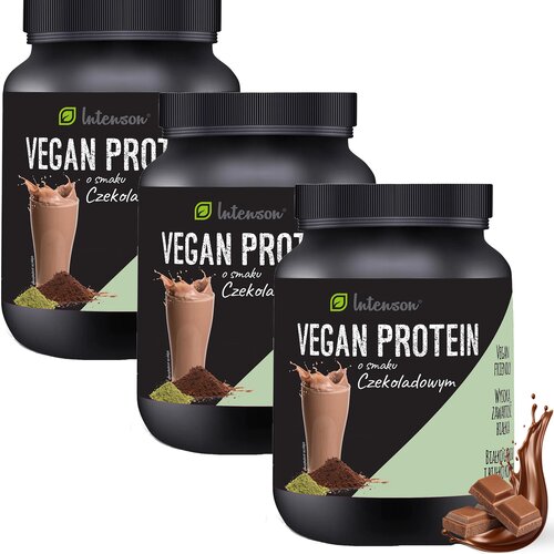 Odżywka białkowa INTENSON Vegan Protein Czekoladowy 3 x 600 g