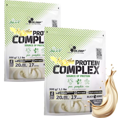 Odżywka białkowa OLIMP Veggie Protein Complex Naturalny 2 x 500 g Bez laktozy