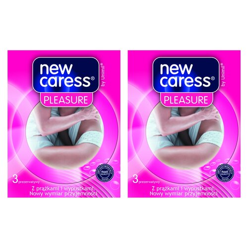 Prezerwatywy UNIMIL New Caress Pleasure  (6 szt.)