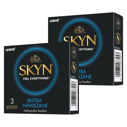 Prezerwatywy SKYN Ekstra Nawilżane  (6 szt.)