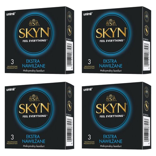 Prezerwatywy SKYN Ekstra Nawilżane  (12 szt.)