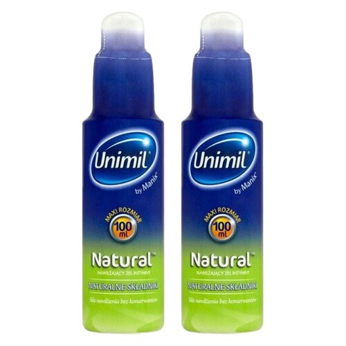Żel intymny UNIMIL Natural 2 x 100 ml