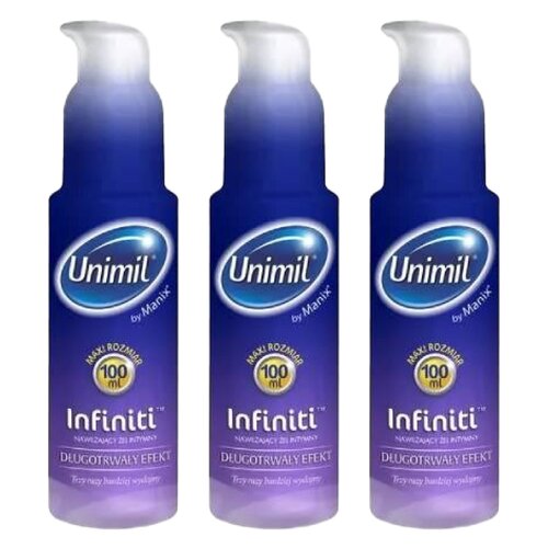 Żel intymny UNIMIL Infinitti 3 x 100 ml