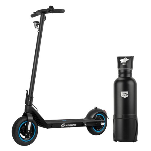 Hulajnoga elektryczna NEOLINE T26 Plus 55km 350W 10.5" Czarny + Bidon termiczny FISCHER z uchwytem 86057 750 ml
