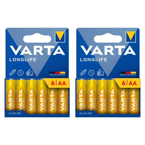 Baterie AA LR6 VARTA Longlife (12 szt.)