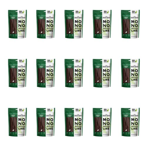 Przysmak dla psa WIEJSKA ZAGRODA Monoproteinowe miękkie paski Królik 15 x 100 g
