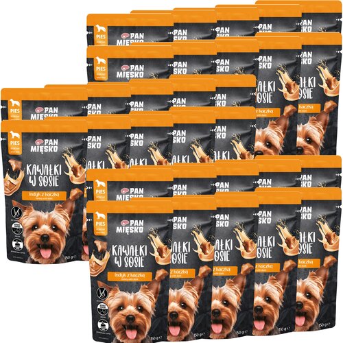 Karma dla psa PAN MIĘSKO Indyk z kaczką 30 x 150 g