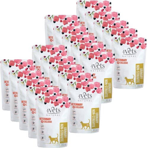 Karma dla kota 4VETS NATURAL Urinary Non-struvite 20 x 85 g