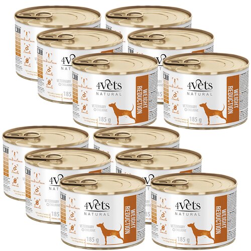 Karma dla psa 4VETS NATURAL Weight Reduction 12 x 185 g