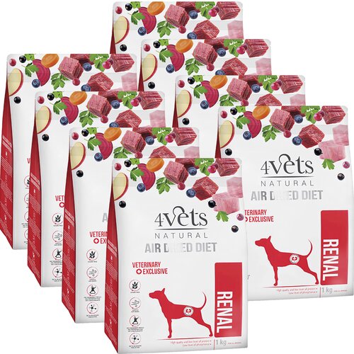Karma dla psa 4VETS NATURAL Renal 8 x 1 kg