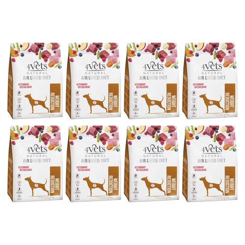 Karma dla psa suszona 4VETS NATURAL Weight Reduction 8 x 1 kg