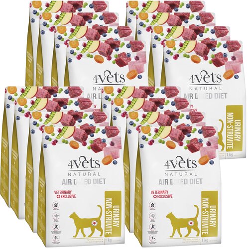 Karma dla kota suszona 4VETS NATURAL Urinary Non-struvite 16 x 1 kg