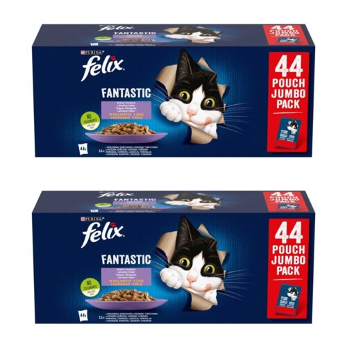Karma dla kota FELIX Fantastic Wiejskie Smaki (88 x 85 g)