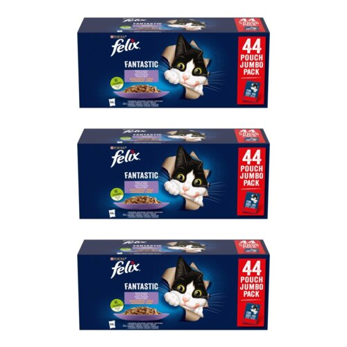 Karma dla kota FELIX Fantastic Wiejskie Smaki (132 x 85 g)