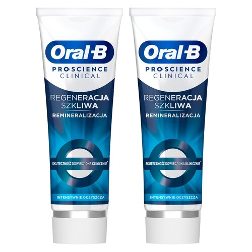 Pasta do zębów ORAL-B Pro Science Clinical Regeneration Iintensive Clean 2 x 75 ml