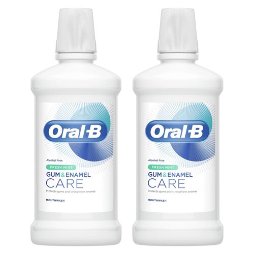 Płyn do płukania jamy ustnej ORAL-B Gum & Enamel Care Fresh Mint 2 x 500 ml