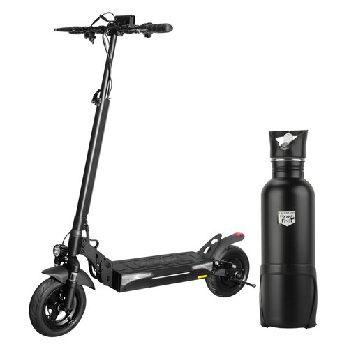 Hulajnoga elektryczna RUPTOR R1 Lite V2 10 60km 500W 10" Czarny + Bidon termiczny FISCHER z uchwytem 86057 750 ml