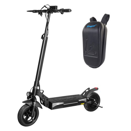 Hulajnoga elektryczna RUPTOR R1 Lite V2 10 60km 500W 10" Czarny + Torba na kierownicę FRUGAL V21