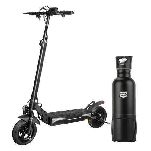 Hulajnoga elektryczna RUPTOR R1 V2 10 80 km 500W Amortyzacja 10" Czarny + Bidon termiczny FISCHER z uchwytem 86057 750 ml