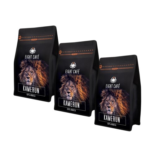 Kawa ziarnista EIGHT CAFE Kamerun Arabica 3 x 1kg (Rzemieślnicza)