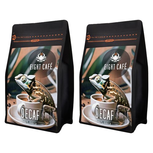 Kawa ziarnista EIGHT CAFE Decaf Arabica 2 x 1 kg (Rzemieślnicza)