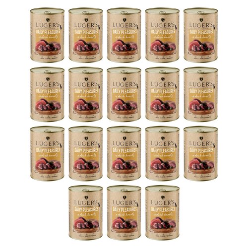 Karma dla kota LUGER'S Daily Pleasures z sercami z kaczki 18 x 400 g