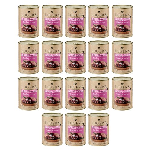 Karma dla psa LUGER’S On Special Occasion z indykiem i burakiem 18 x 400 g