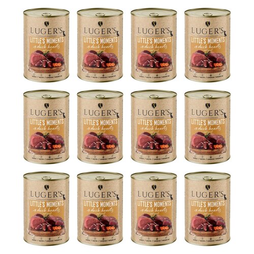 Karma dla psa LUGER’S Little's Moments Serce z kaczki i marchewką 12 x  400 g