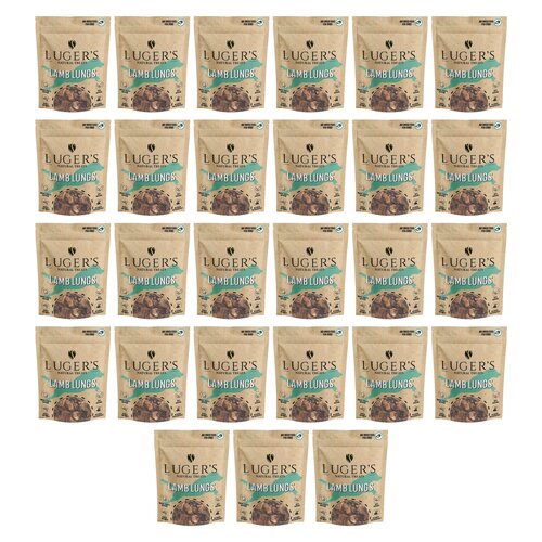 Gryzak dla psa LUGER’S Natural Treats Płuca jagnięce 27 x 100 g