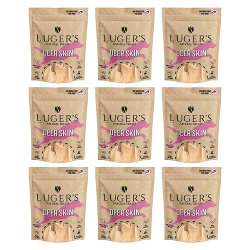 Gryzak dla psa LUGER’S Natural Treats Skóra jelenia 9 x 100 g