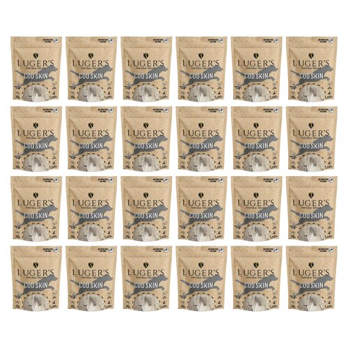 Gryzak dla psa LUGER’S Natural Treats Skóra dorsza 24 x 30 g