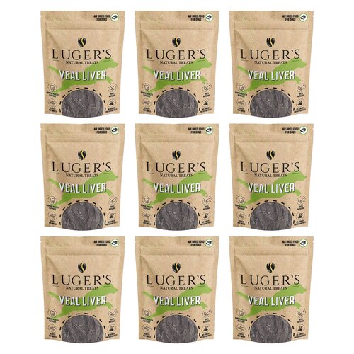 Gryzak dla psa LUGER’S Natural Treats Wątroba cielęca 9 x 150 g