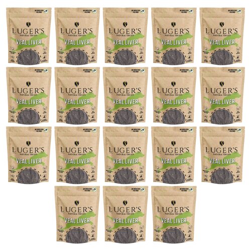 Gryzak dla psa LUGER’S Natural Treats Wątroba cielęca 18 x 150 g