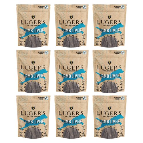 Gryzak dla psa LUGER’S Natural Treats Wątroba jagnięca 9 x 150 g