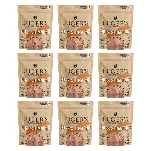 Gryzak dla psa LUGER’S Natural Treats Żołądki wieprzowe 9 x 100 g