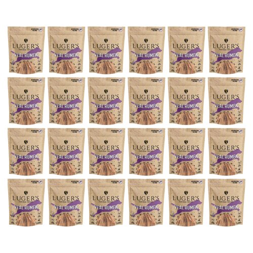 Gryzak dla psa LUGER’S Natural Treats Żwacze cielęce 24 x 100 g