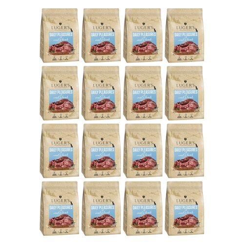 Karma dla kota suszona LUGER'S Daily Pleasures Cielęcina z jagnięciną 16 x 1 kg