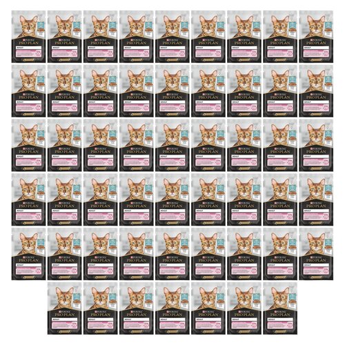 Karma dla kota PURINA Pro Plan Adult Delicate Digestion Ryba 52 x 85 g