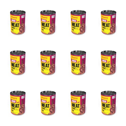 Karma dla psa JOSERA Meat Lovers Junior Pure Wołowina 12 x 400 g